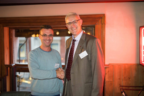 Meeting in the international cooperation framework of: head of the CVRE Department Yu. V. Kozhukhov and Professor Ahmed Kovatsevich, author of screw compressors calculation CFD-method. International Conference on Compressors and their Systems, London