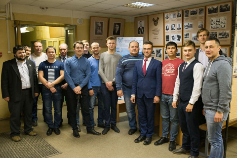 Qualification improvement courses students group on compressor technology, conducted by the scientific and engineering center, from OOO "RN-Vankor" at the Department CVRE