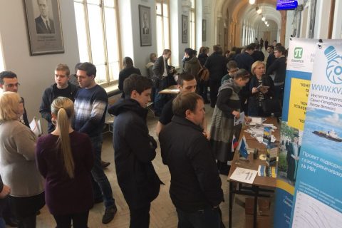Stand of theCVRE Department at the open Day of the Institute of energy and transport systems