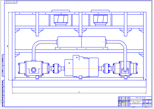 Компрессорная установка по утилизации попутного нефтяного газа с ротационно-пластинчатым компрессором