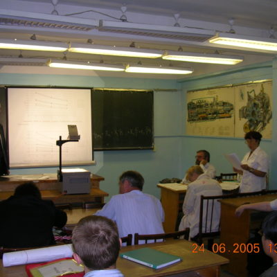 Sergey Kartashov, a graduate student of the Department of Compressor, Vacuum and Refrigeration Engineering at St. Petersburg State Polytechnic University, defended his final qualifying work. The year 2005.