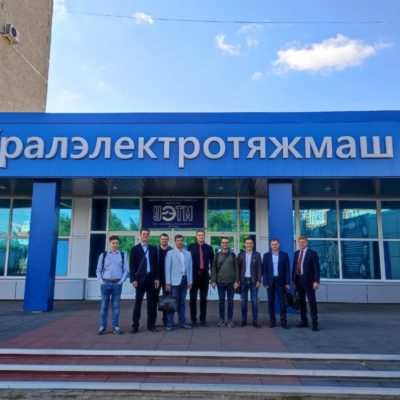 Working visit of the head of the scientific and engineering group of KViHT Yu.V. Kozhukhov as part of the Gazprom-Gazprom Neft working group at Uralelectrotyazhmash JSC