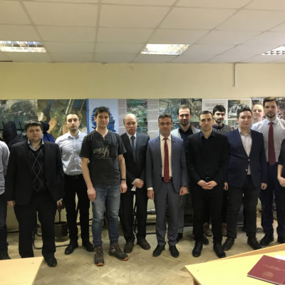 Employees of the scientific and educational sector "Study of compressor equipment and Compression systems, transport and gas processing "SPbPU with masters external students of the sector 2020.