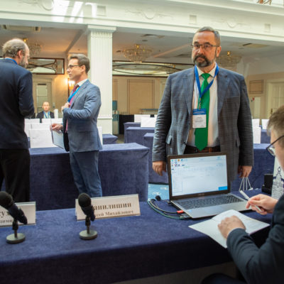 Conference "Compressor technologies" 2022. Gathering and registration of participants of the conference.